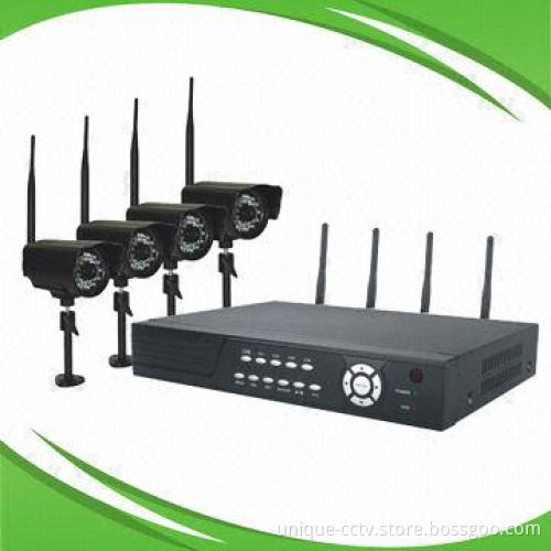 2.4GHz 4CH-H.264 Digital Wireless DVR System, Dynamic Selection Technology to Resist Interference